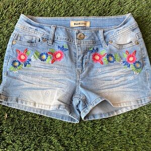 Embroided shorts